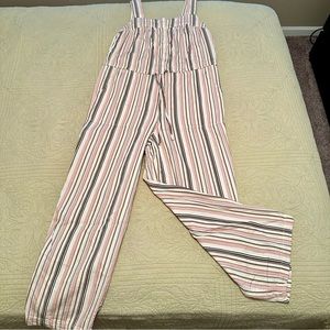 Old Navy Henley Cropped Leg Jumpsuit